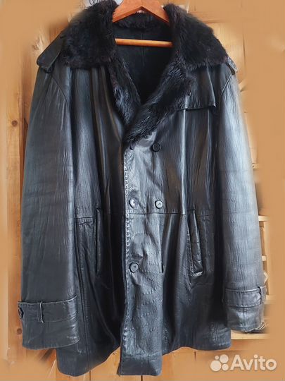 Кожаная куртка мужская