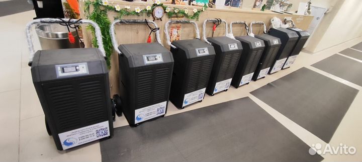 Посушим стены пол после залива