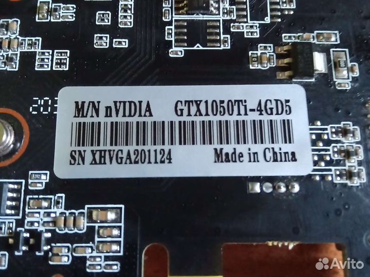 Видеокарта gtx 1050 ti 4gb