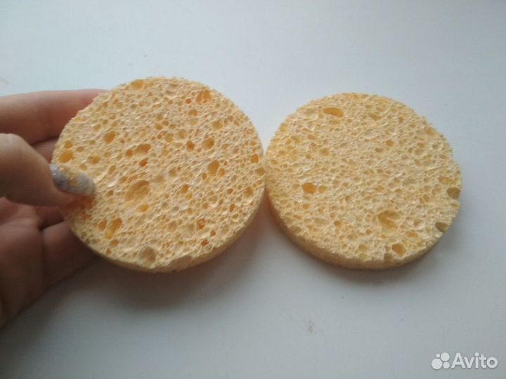 Спонж для лица 2 шт новые
