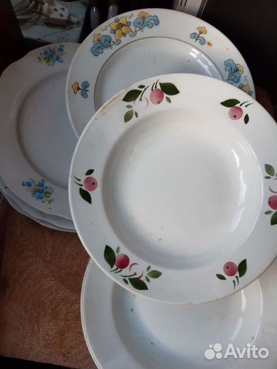 Тарелки и блюдо СССР