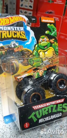 Hot Wheels Monster Trucks Michelangelo. 3/4