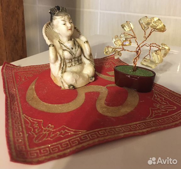 Игольница, статуэтка гейша Китайский болванчик