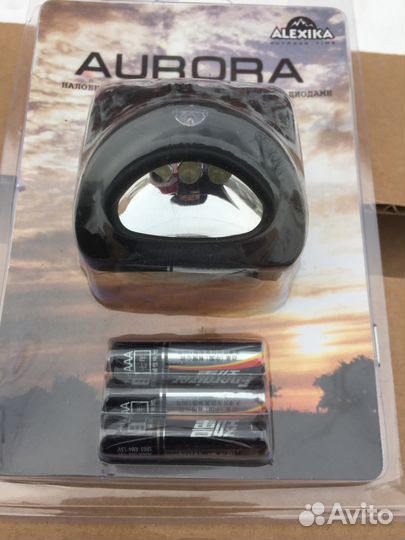 Фонарик налобный alexika aurora новый