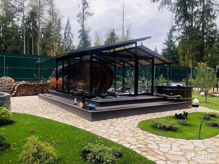 Мягкие окна для веранд, террас, беседок