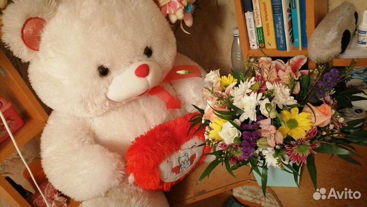Плюшевый медведь новый