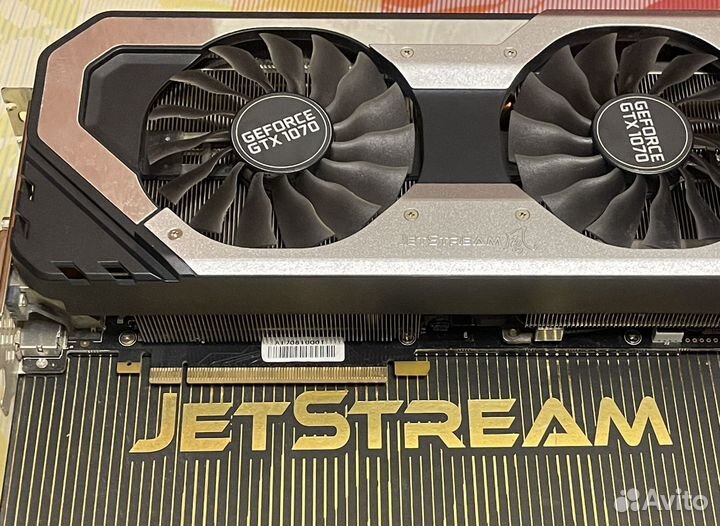 Gtx 1070 palit jetstream OC