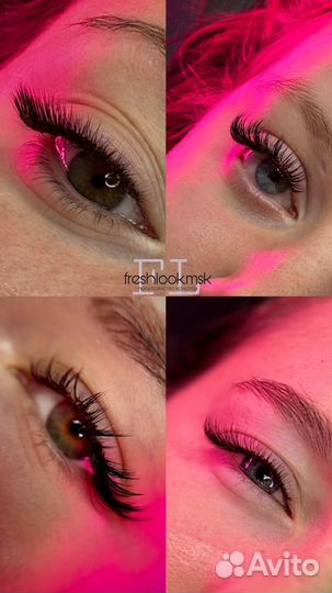 Наращивание ресниц модель москва