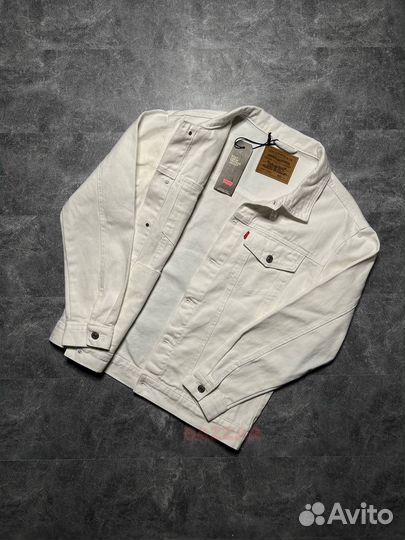 Джинсовая куртка levis blue осень весна