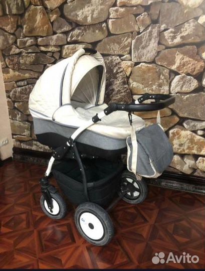 Коляска 2 в 1 летняя насадка и зимняя