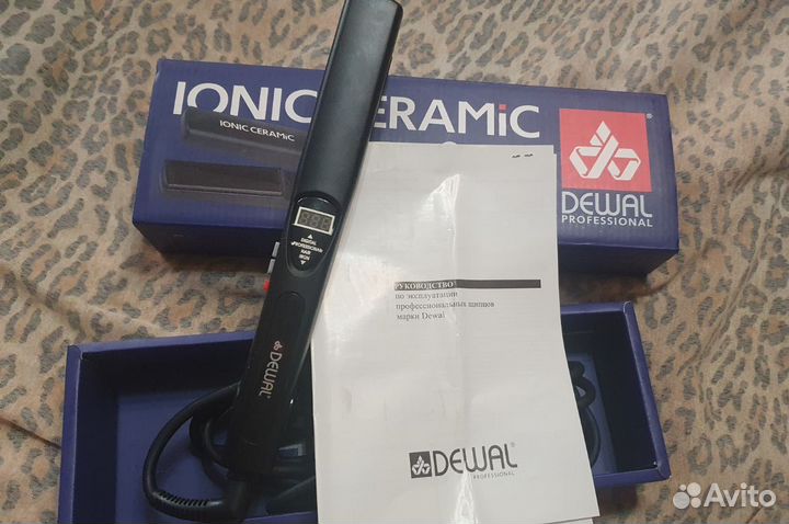 Про утюжок для волос dewal PRO ionic ceramic