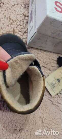 Ботинки кожаные