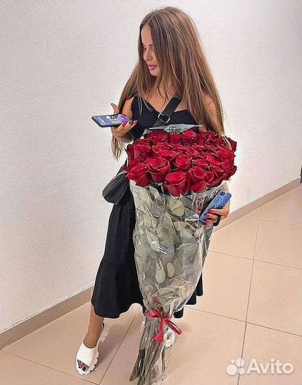 101 Роза Цветы Букеты 51 25 Роз Доставка