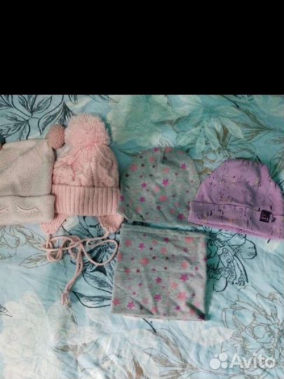 Шапка и снуд для девочки