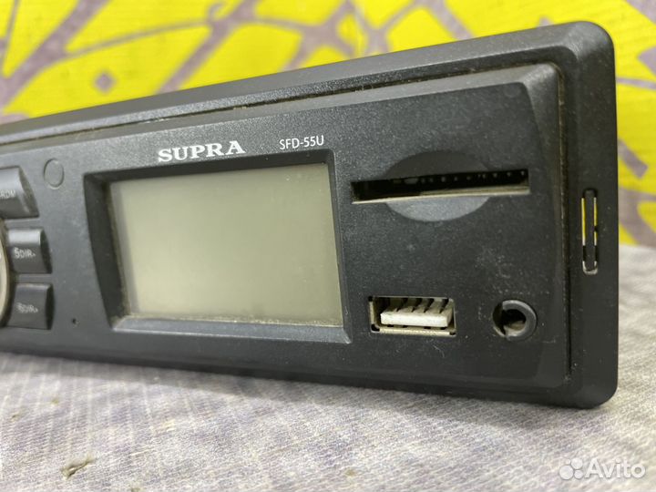 USB FM AUX CD Магнитола Supra SFD-55U (V1R04)