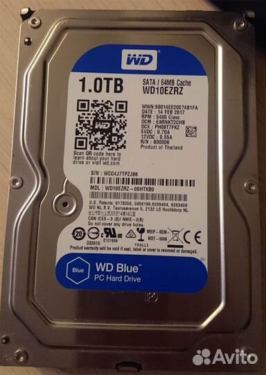 Жесткие диски SATA, ide, 250 - 1000 Gb WD