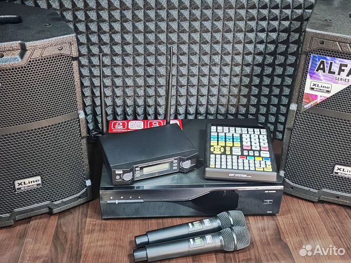 Караоке комплект AST 50 + микрофоны + акустика