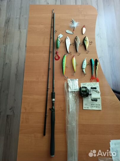 Shimano curado 301e и st.croix 2m70mhf2 3/4-3