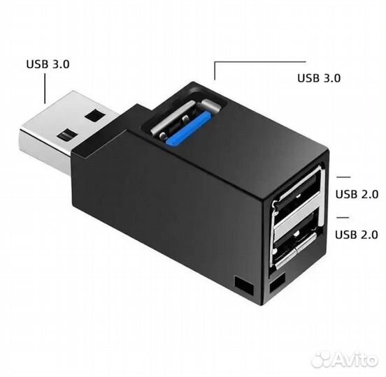 Usb hub 3.0 - 2.0 разветвитель