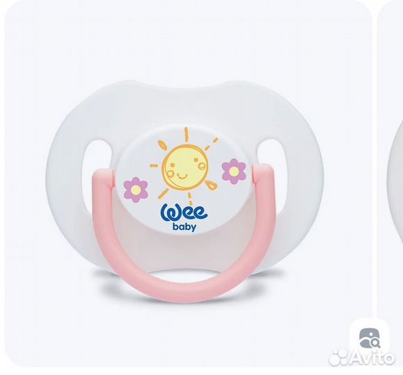 WeeBaby набор ортодонтических сосок-пустышек, 2шт