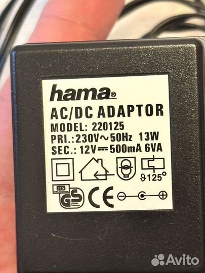 Адаптер питания Hama 220125 12V