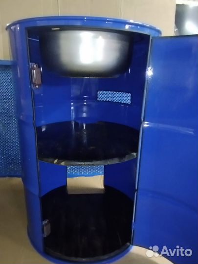 Мойка из бочки лофт