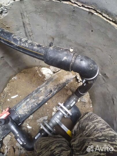 Водопровод и канализация.Прокол гнб, отогрев