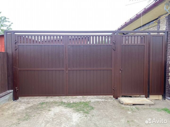 Ворота из алюминия Алютех