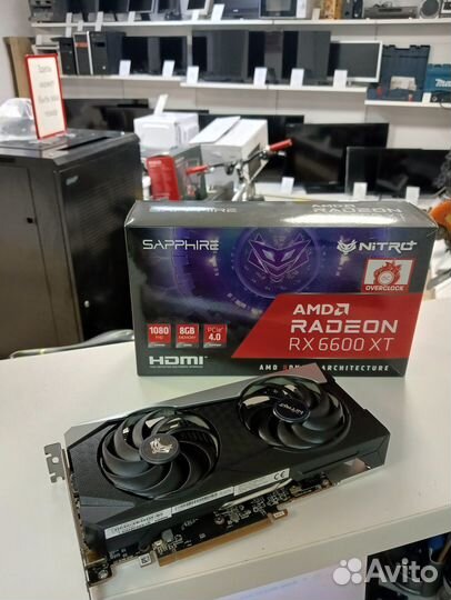 Видеокарта Sapphire AMD Radeon RX 6600 XT nitro+