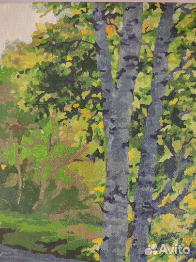 Картина на холсте осенний пейзаж