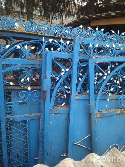 Заборные секции бу