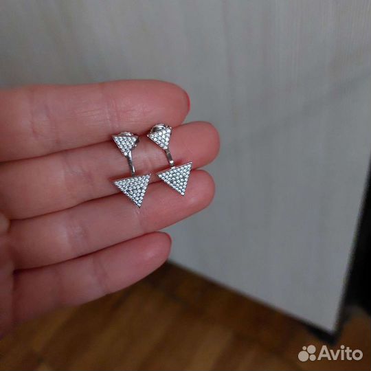 Серьги серебро 925