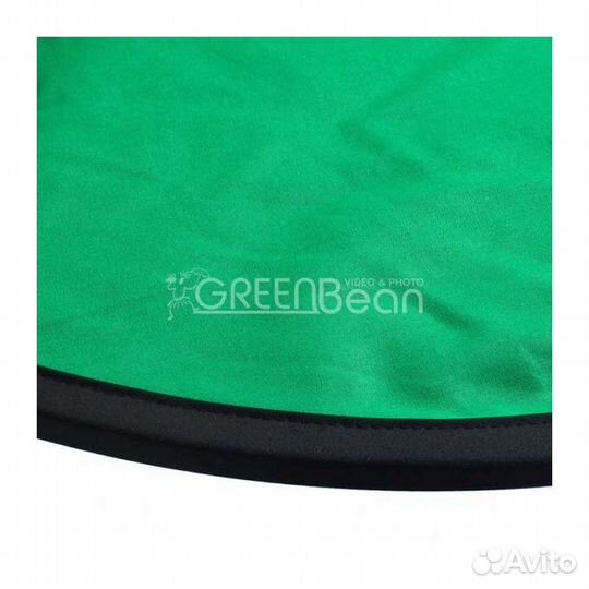 Двухсторонний тканевый фон хромакей GreenBean Twis