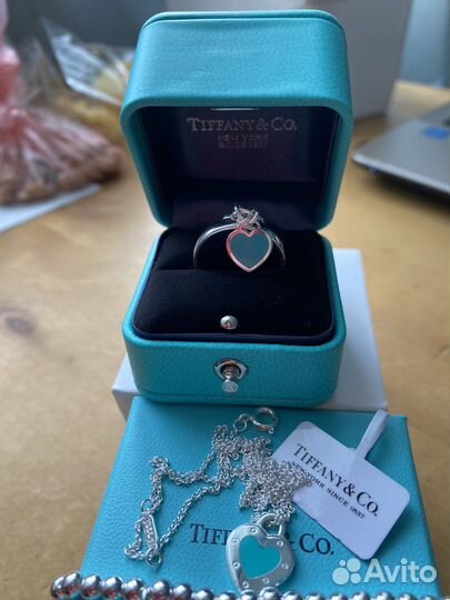 Серебряное кольцо Tiffany