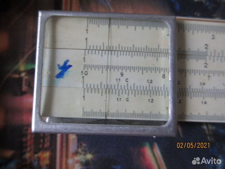 Логарифмическая линейка, 1962г Раменская ф-ка