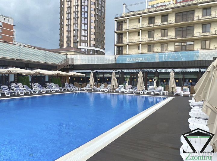 Зонт с боковой опорой