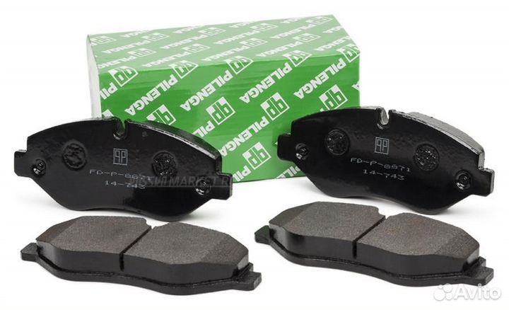 Pilenga FD-P 8871 Колодки тормозные дисковые перед