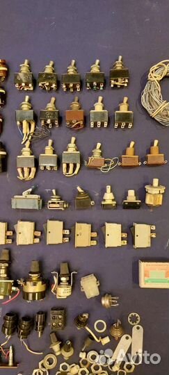 Переключатель тумблер кнопка СССР много разных