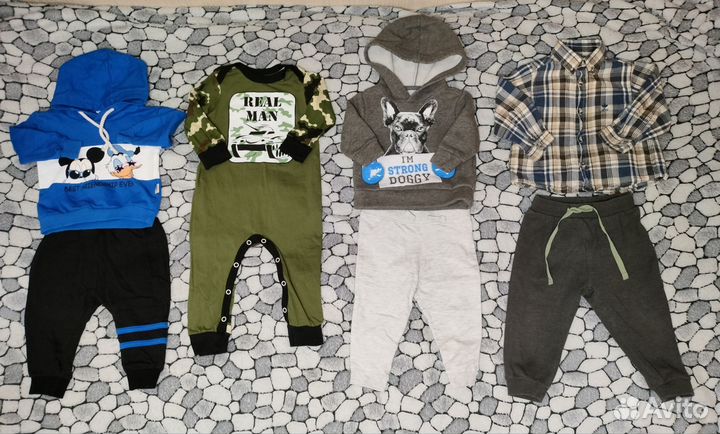Вещи пакетом на мальчика 68- 74 р