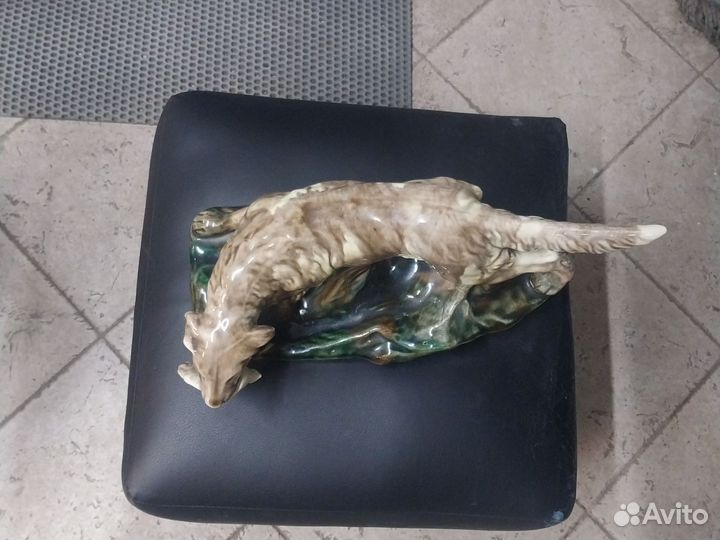 Антикварный статуетка собака