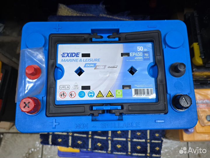 Аккумулятор Exide EP450 эксайд агм AGM