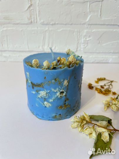 Ароматическая свеча ручной работы