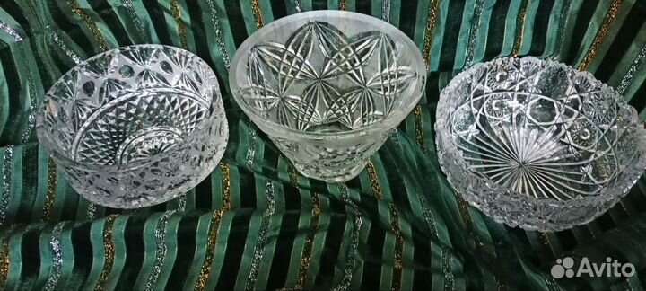 Вазы хрустальные