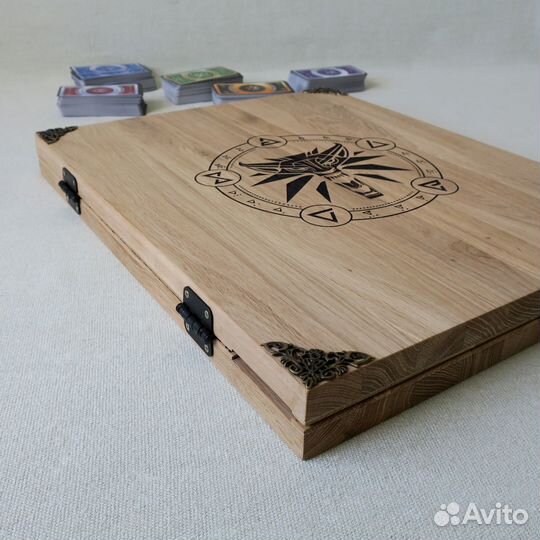 Поле для Гвинта из натурального дуба Ведьмак 3