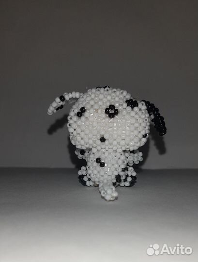 Собака из бисера