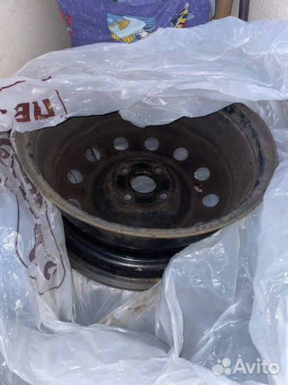 Штампованые диски R15 4x100 (kia rio)