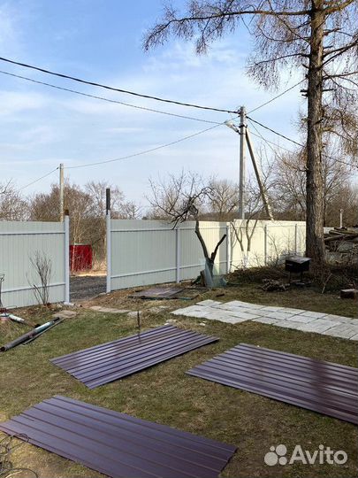 Заборы из профнастила / забор под ключ / заборы