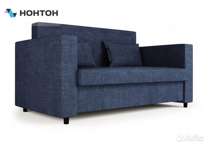 Диван еврокнижка Алекс 1 синий