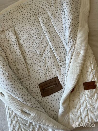 Конверт детский вязаный