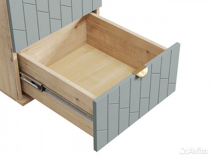 Тумба прикроватная Монблан-1 Angle Mentol